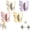 4 collections, variant on Rotating Butterfly Adhesive Wall Hooks,No Drill 3-Prong Swivel Hangers with 270° Adjustable Wings Strong Stick On Organizer for Inner & Outer Corners Bathroom & Entryway