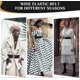 thumbnail image 4 of Wide Elasticated Waist Belt Vintage Stretch Elastic Belt Retro Stretchy Wide Belt Cinch Belt, Black, 4 of 5