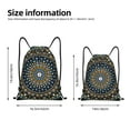 thumbnail image 4 of Bingfone Dot Mandala Drawstrings Backpacks Bags For Men Women Gym Drawstrings Bag, 4 of 9