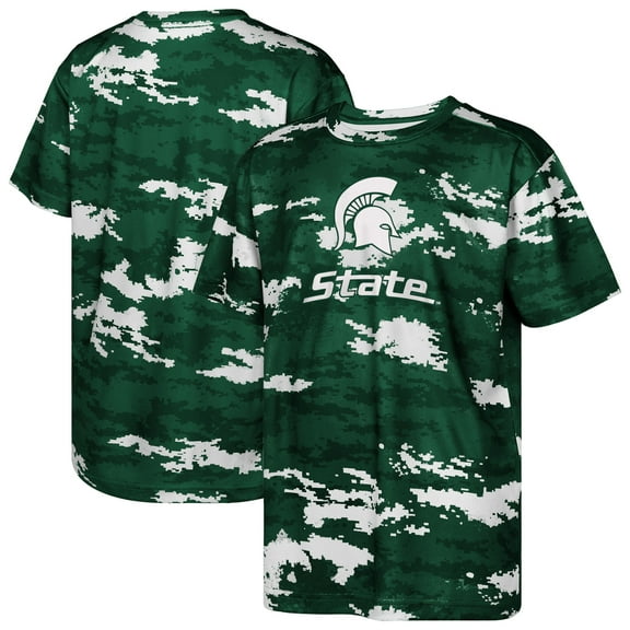 Youth Green Michigan State Spartans Scrimmage Sublimated T-Shirt