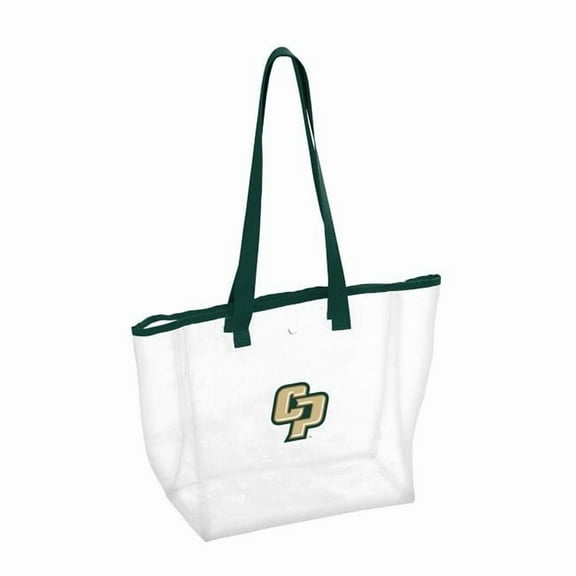 Logo Brands 451-65P Cal Poly State Clear Stadium Tote