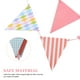 thumbnail image 4 of Guirnalda de banderines triangulares de papel, banderines coloridos, banderines, decoraciones para fiestas de cumpleaños de bebés, guarderías y celebraciones infantiles, 4 of 8