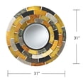 thumbnail image 4 of SEI Furniture Baroda Round Decorative Mirror, 4 of 8