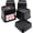 Black-4 Pack-7inch, variant on Oversized Bed Risers Heavy Duty 8 Inch 4 Pack, Furniture Risers for Sofas Stackable in 3, 5, or 7 Inch Supports Up to 11000 Lbs, Square Bed Raising Blocks Fits 5.5 Inch Wide Desk or Couch (Black)