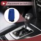 thumbnail image 3 of Cubierta de Pomo de Cambio de Marcha Única Bargains Universal para Automóvil SUV Camión RV Protector de Mango de Cambio Anidado de Poliéster Azul Zafiro, 3 of 7