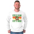 thumbnail image 5 of Woodsy Owl Keep it Clean and Green Long Sleeve TShirt Men Women Brisco Brands X, 5 of 6