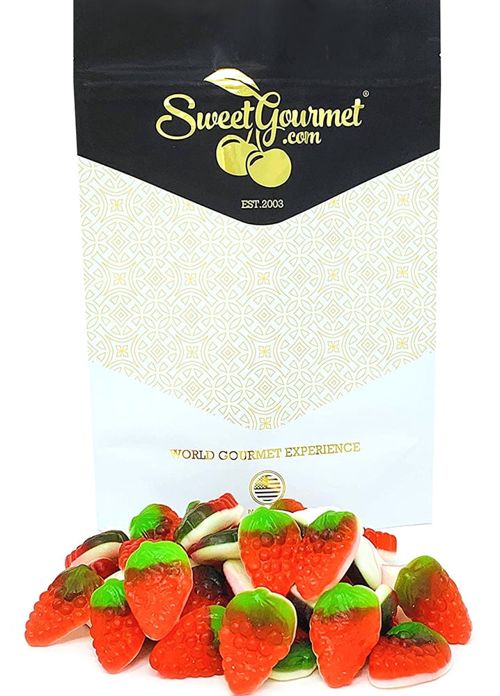 SweetGourmet Strawberries and Cream | Foam Bottom Gummy