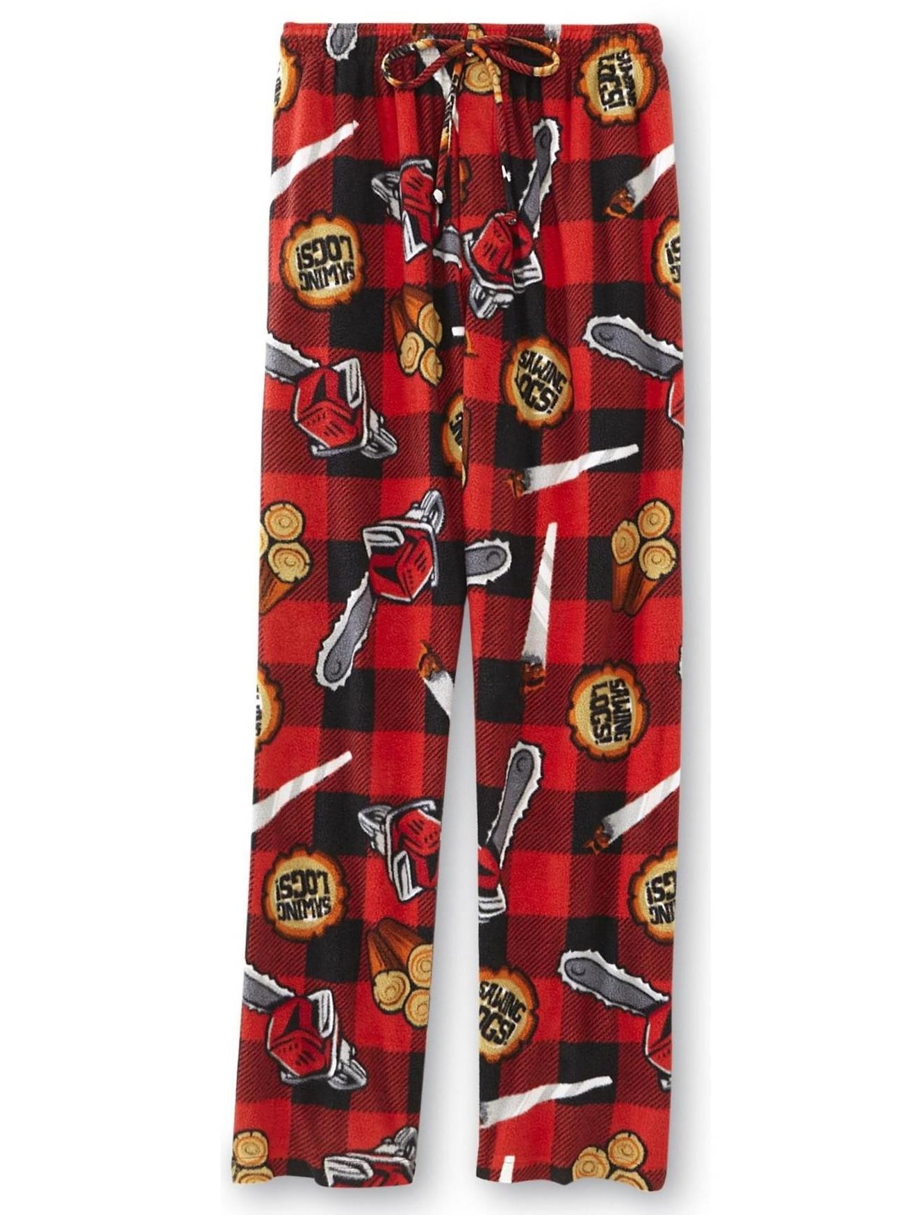 Fleece Pajama Pants Sawing Logs 