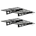 thumbnail image 2 of GloryStar 48x12/48x24/72x24 Inch Wall-Mount Iron Garage Shelf, 150 lbs Capacity, Quick-Install Storage Rack with Level, 2 of 8