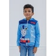 thumbnail image 2 of Thomas & Friends Thomas the Train Big Boys Fleece Half Zip Hoodie Toddler to Big Kid, 2 of 5