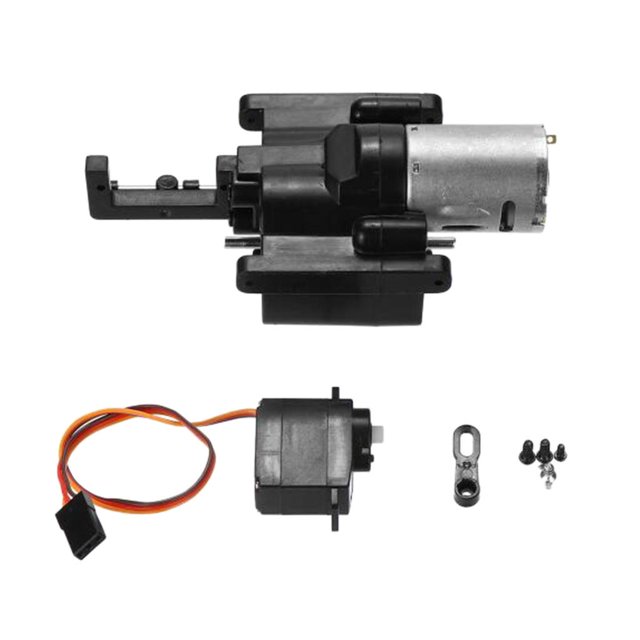 Engranaje con servo para Wpl B16 B14 B36 Q62 Mn35 Piezas de bricolaje perfke Servo de coche RC