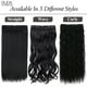 thumbnail image 5 of Typpkmm Hair Extensions, 5 Clip Recto Synthetic Fiber, 22 Inch Red Black Blonde Clip In Hairpiece for Women, 5 of 7