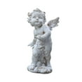 thumbnail image 4 of Vsenkes Angel Garden Statue Decorative Art Crafts Figurine for Patios Porch Backyard A, 4 of 9