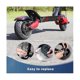 thumbnail image 4 of 80/65-6 10X2.5 inner tube replaces 10 inch 255X80 tire outer tube with elbow valve nozzle thickened and widened, 4 of 5