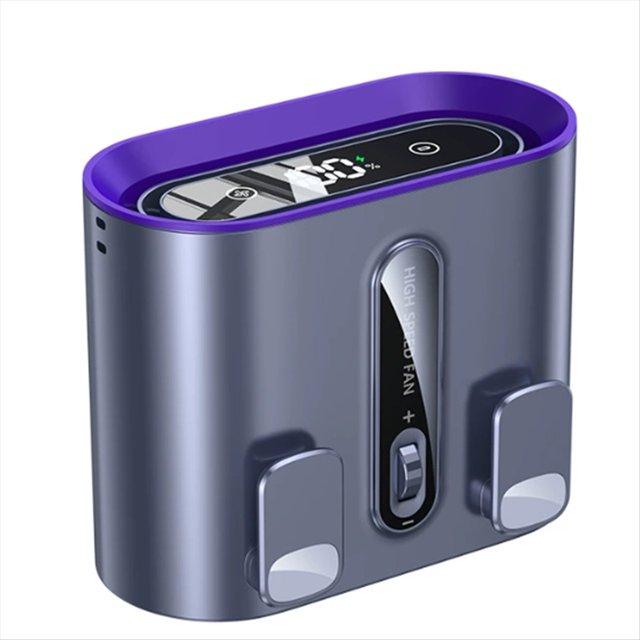 Ventilador Portátil de Cintura de 6000 MAh con Clip para la Cintura, de Alta Velocidad, con Doble Conducto, para Colgar en el Cuello, de Escritorio A