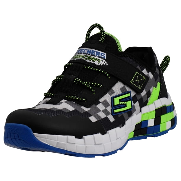 Zapatillas Mega-Craft para Niño Skechers Negro Azul Lima Talla 5 M