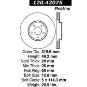 CENTRIC PARTS - CRYOSTOP ROTOR Fits select: 2004-2005 NISSAN MAXIMA, 2003-2004 NISSAN MURANO
