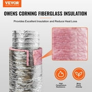 SKYSHALO 4in x 25ft Insulated Flexible Duct Dryer Vent Hose HVAC Ventilation R-6.0