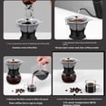 thumbnail image 5 of Filtro de café de acero inoxidable, filtro de café sin papel de goteo lento, cafetera de vertido fácil de limpiar, filtro de cono reutilizable, 5 of 5