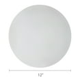 thumbnail image 6 of 12" Silver Round Paper Cake Boards, 3 Count, by Way To Celebrate, 6 of 6