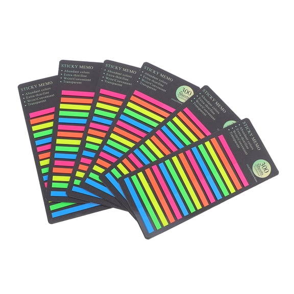 LOLIPPYY 1800Pcs Multi Color Journal p Tabs Sticky Page Markers for Office Notebook Annotation