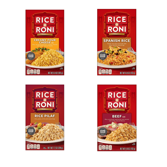 Rice-A-Roni Quick & Tasty Variety Pack – 8 Assorted Side Dish Flavors