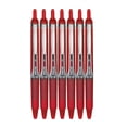 thumbnail image 3 of Stylos à Bille Roulante Rétractables Pilot Precise V5 RT, Pointe Extra Fine (.5mm), Encre Rouge, Lot de 7; Prise Confortable Haut de Gamme, Ensemble avec Pochette Réutilisable en Plastique, 3 of 4
