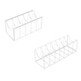 thumbnail image 4 of Minnieouse Soporte de almacenamiento para cinturón con compartimento, solución organizadora de cinturón resistente y duradera, organizador de Ropa, zapatos y accesorios Miscelánea caja de 7 rejillas, 4 of 6