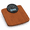 Dark Wood, variant on Blue Hybrid 2-in-1 Digital Body Weight Scale, 396 lbs Capacity, Tempered Glass Platform