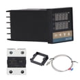 thumbnail image 3 of Digital Temperature Controller, Centigrade Thermostat Calibration And Fahrenheit Display, 3 Pieces Digital PID Temperature Controller Set 0 400 Degrees Celsius  Temperature Relay, 3 of 8