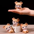 thumbnail image 1 of Gwong Decoración hogareña Lindo diseño de ciervos Estatuilla Modelo Miniatura Modelo Home Desktop Decor Ornament Niños Juguete Gwong 21059820, 1 of 7