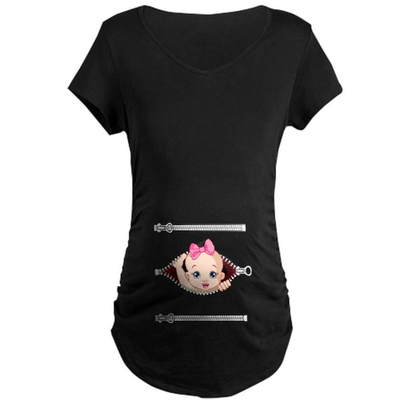 CafePress - Funny Pregnancy Maternity T Shirt - Maternity Dark T-Shirt