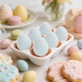 thumbnail image 5 of Staron Easter Eggs, Modern Flocked Foam Eggs for Decorations, Multi Color Velvet Easter Eggs for Spring, Holiday Table Centerpiece Wreath Basket Fillers, Blue, 5 of 6