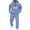 Light Blue, variant on VBTAPA Mens Hoodie Sweatsuit 2 Piece Solid Casual Tracksuit Oversized Pullover Hoodies and Drawstring Pants Set Running Jogging Sport Suit with Pockets Light Blue M