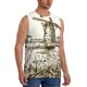 thumbnail image 2 of Balery Dutch Windmill Camisetas sin mangas para hombre, absorbe la humedad y protege contra el mal olor.-X-Large, 2 of 7