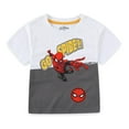 thumbnail image 2 of Marvel Spider-Man Short Sleeve T-Shirt and Shorts Set (Boys), 2 Piece Set, Sizes 2T-7, 2 of 7