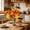 A, variant on Cififendec Halloween Artificial Maple Leaf Pumpkin Picks, 11.81"×9.84", Fall Faux Leaf Floral Picks for Thanksgiving Harvest Kitchen Table Vase Decor