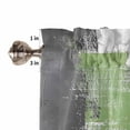 thumbnail image 5 of Sage Green Kitchen Curtains and Valances Set, Gray Graffiti Color Blocks Abstract Art Geometric Rod Pocket Window Valance Window Curtain Panels for Living Room Bedroom Laundry, 27.5x24in, 3 Pieces, 5 of 7