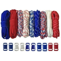 Paracord Planet 550lb Type III Paracord Combo Crafting Kits with Buckles