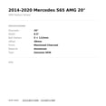 thumbnail image 2 of 2014-2020 Mercedes S65 AMG 20" OEM Factory Wheel Rim A2224011300, 2 of 2