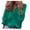 Green, variant on Giftesty Womens Plus Size Women Casual Full Sleeve V-Neck Tops Loose Shirts Plus Size Women Clothing