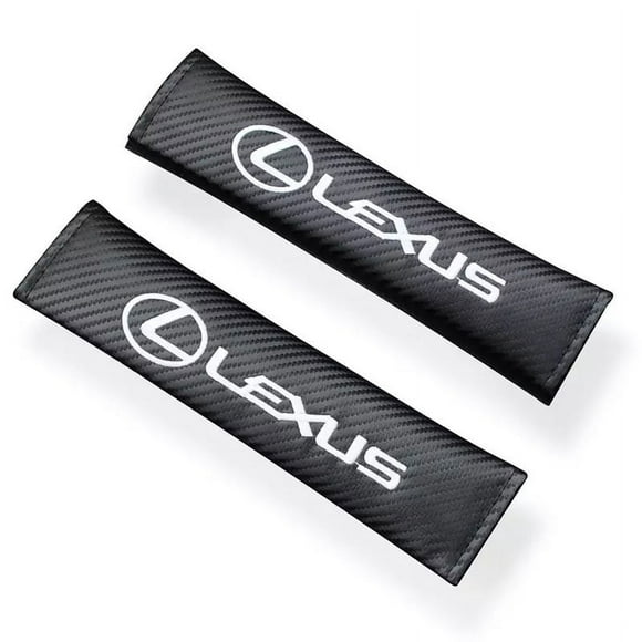 For Lexus Shoulder Cover RX GS ES IS NX Lexus Carbon Fiber Seat Belt Shoulder Cover Trim (Pair)