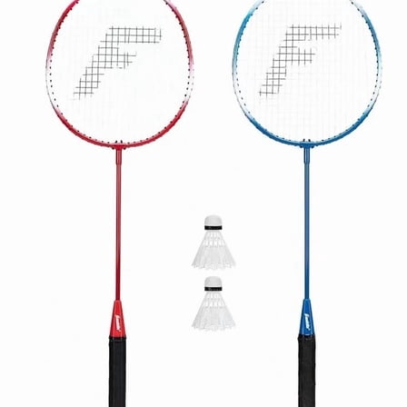Badminton Racket   Birdie Set - Replacement Badminton Equipment For Kids   Adults - 2 Player