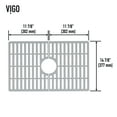 thumbnail image 6 of VIGO 23.75 in. x 14.875 in. Silicone Bottom Grid for 27 in. Single Bowl Kitchen Sink in Gray, 6 of 6