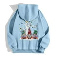 thumbnail image 4 of WILLBEST Sudadera Deportiva para Mujer Ladies' Christmas Printed Zipper Long Sleeved Pocket Adjuststring Casual Hooded Sweatshirt 1765 Mediana, 4 of 8