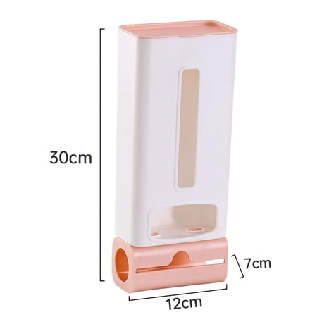 Wall-Mounted Plastic Trash Bag Reusable Garbage Bag Storage Box Organizer Holder