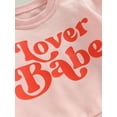 thumbnail image 6 of Toddler Baby Girl Boy Valentines Day Outfit Letter Print Crewneck Sweatshirt Pullover Sweater Tops Spring Fall Clothes, 6 of 7