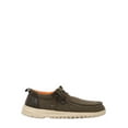 thumbnail image 2 of Deer Stags Boys' Relax Jr. Bungee Lace Fashion Sneaker - Olive/Orange - 13 Little Kid Medium, 2 of 8