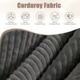 thumbnail image 6 of CQSXDA 48 Inch Soft Loveseat Couch Featuring Cushions And Storage Pocket, For Home & Office Spaces, Grey, 6 of 15