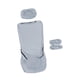 thumbnail image 4 of Fundas elásticas extraíbles para asientos de silla de oficina con fundas para reposabrazos y reposacabezas Gris plateado, 4 of 9